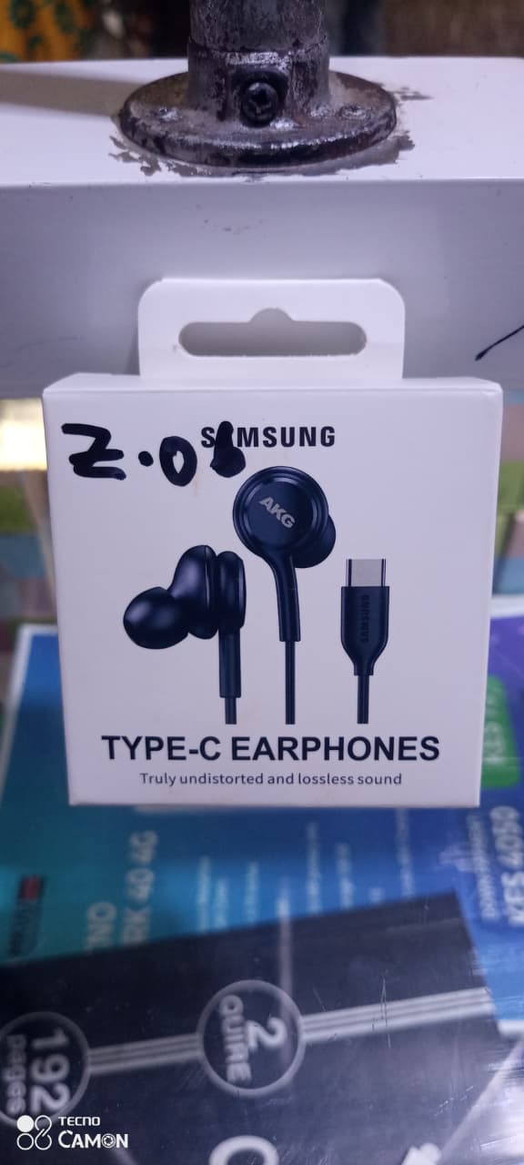 Type c earphones by SAMSUNG Accessories available in Kenya from Mkuu Technologies